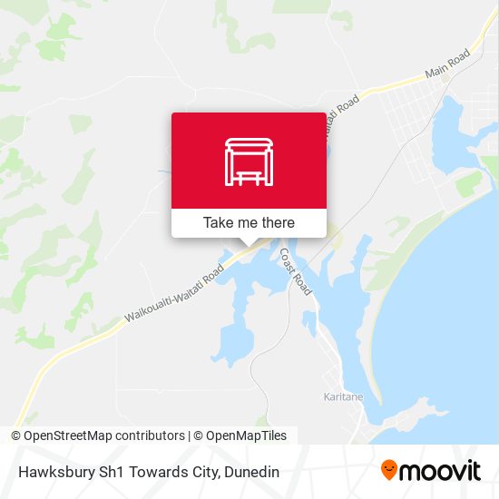 Hawksbury Sh1 Towards City map