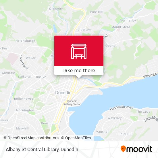 Albany St Central Library map