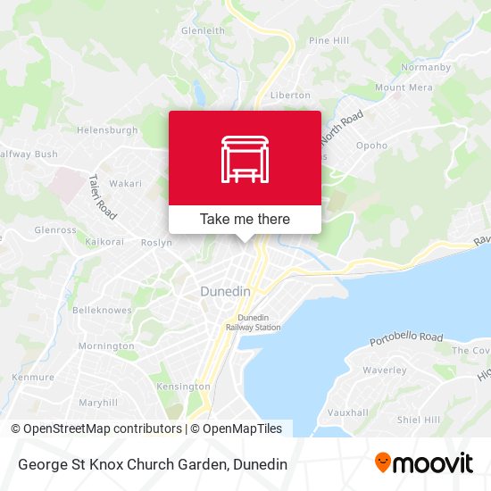 George St Knox Church Garden地图