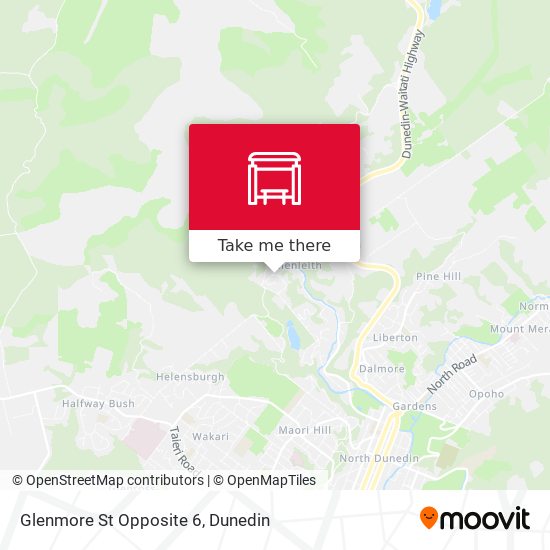 Glenmore St Opposite 6 map