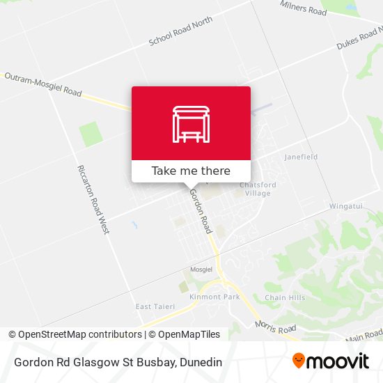 Gordon Rd Glasgow St Busbay map