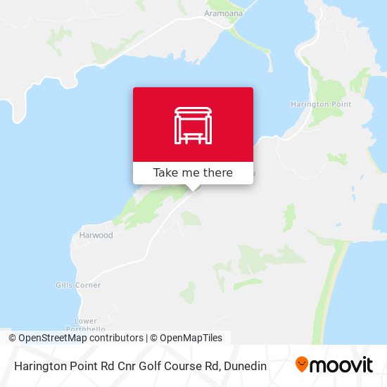 Harington Point Rd Cnr Golf Course Rd map