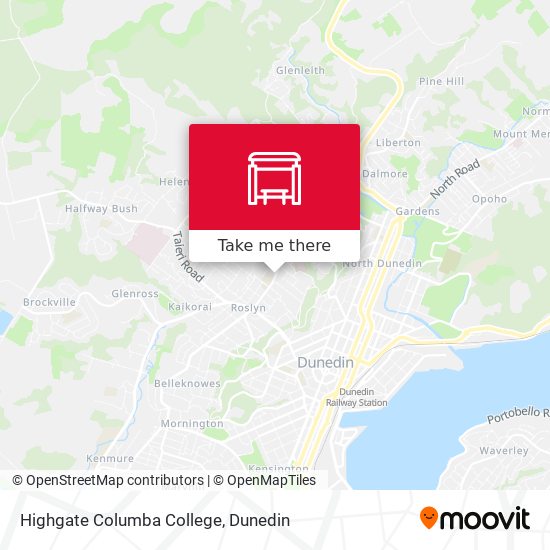Highgate Columba College map