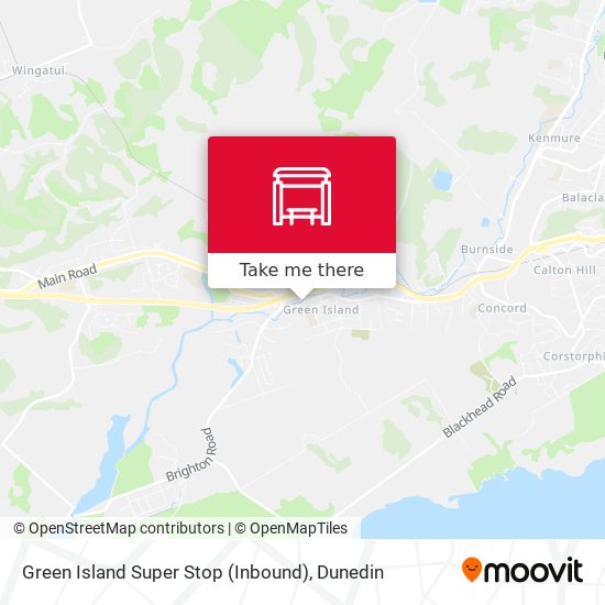 Green Island Super Stop (Inbound) map