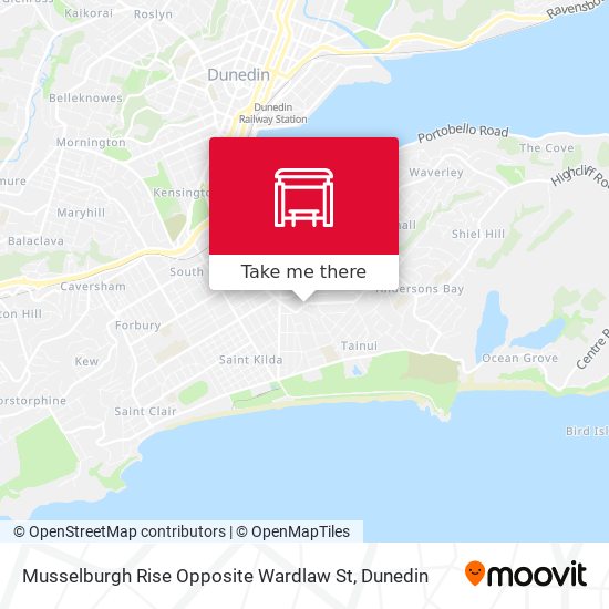 Musselburgh Rise Opposite Wardlaw St map