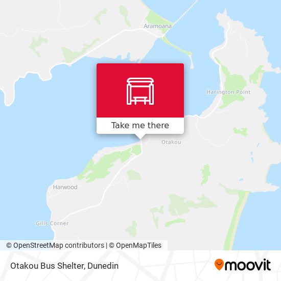 Otakou Bus Shelter map