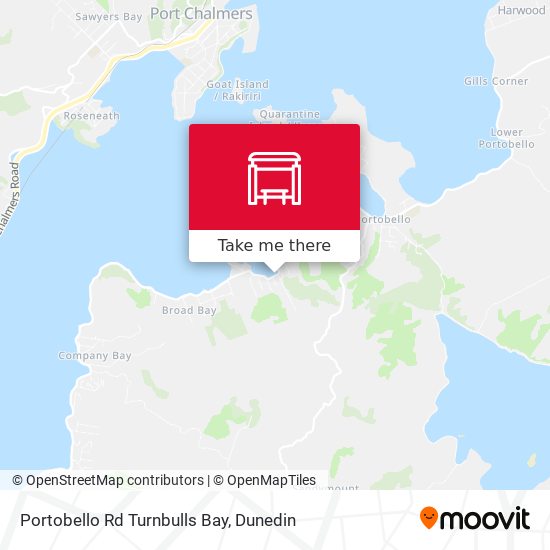 Portobello Rd Turnbulls Bay map