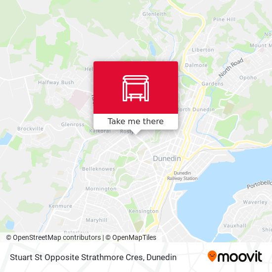 Stuart St Opposite Strathmore Cres地图