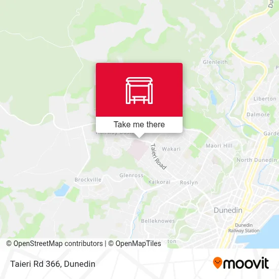 Taieri Rd 366 map