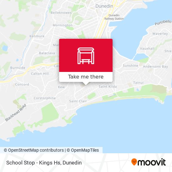 School Stop - Kings Hs map