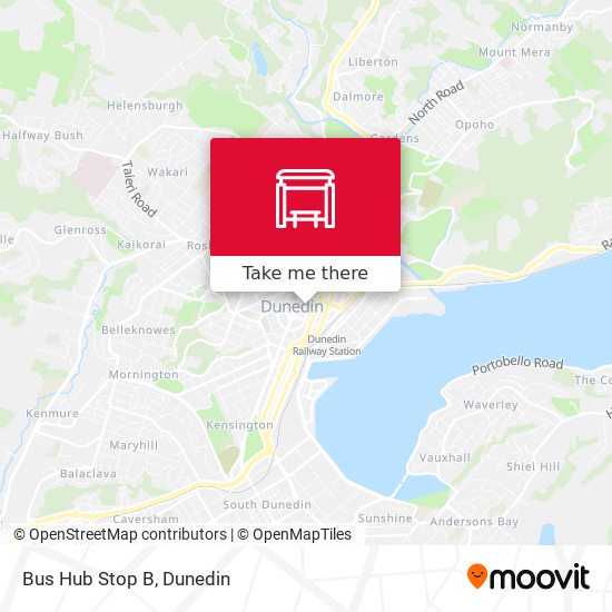 Bus Hub Stop B map