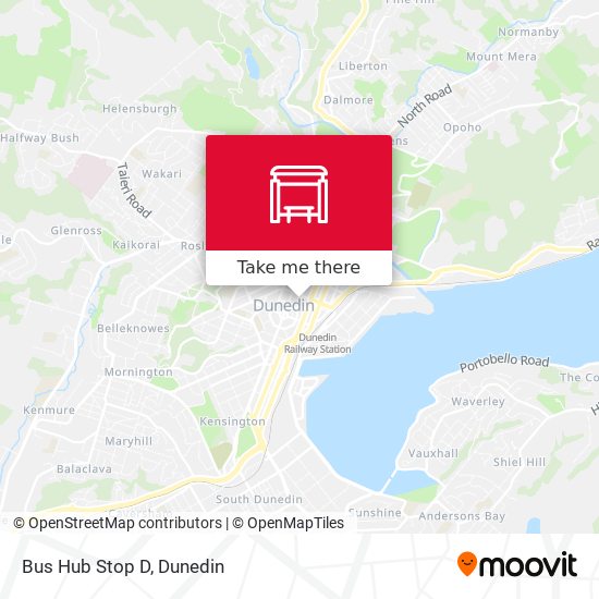 Bus Hub Stop D map