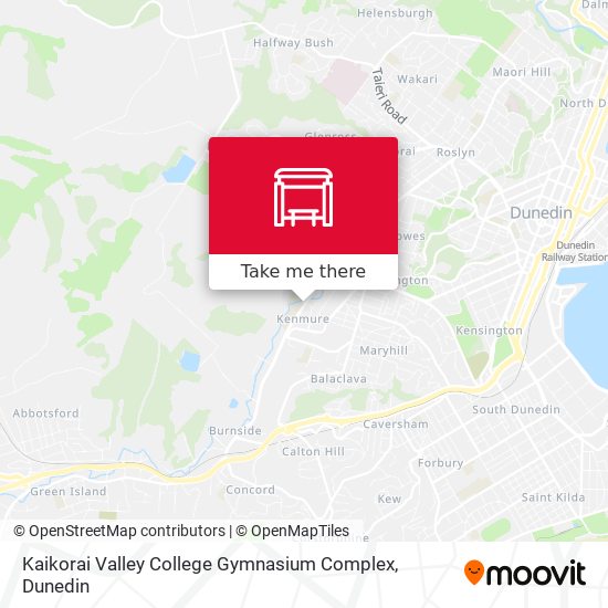 Kaikorai Valley College Gymnasium Complex map