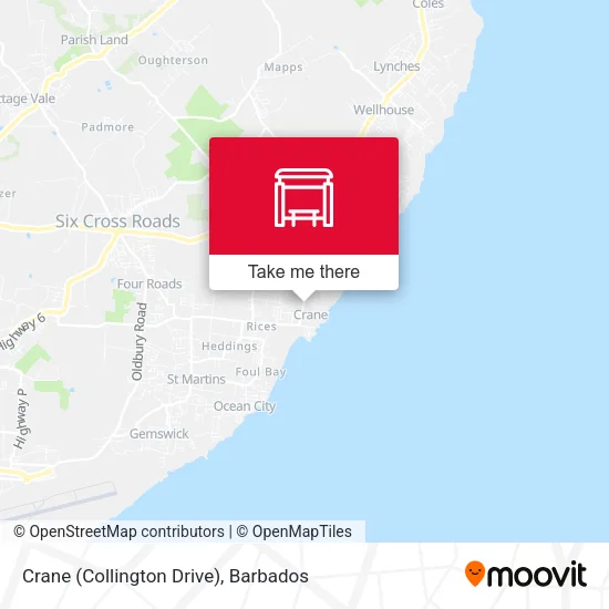 Crane (Collington Drive) map