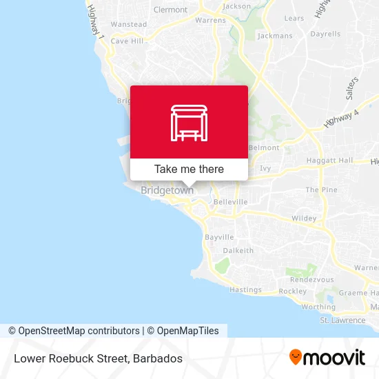 Lower Roebuck Street map