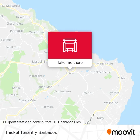 Thicket Tenantry map