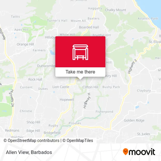 Allen View map