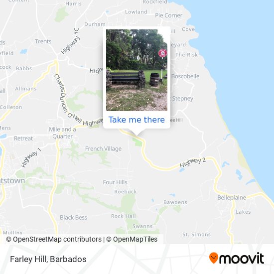 Farley Hill map
