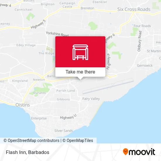 Flash Inn map