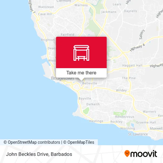 John Beckles Drive map