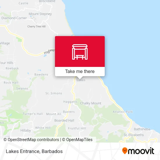 Lakes Entrance map