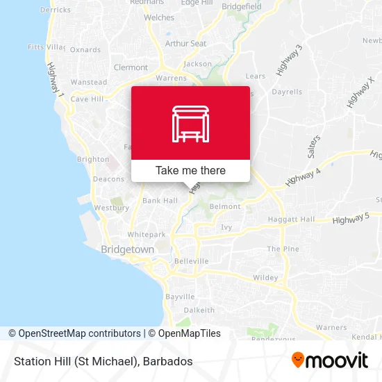 Station Hill (St Michael) map