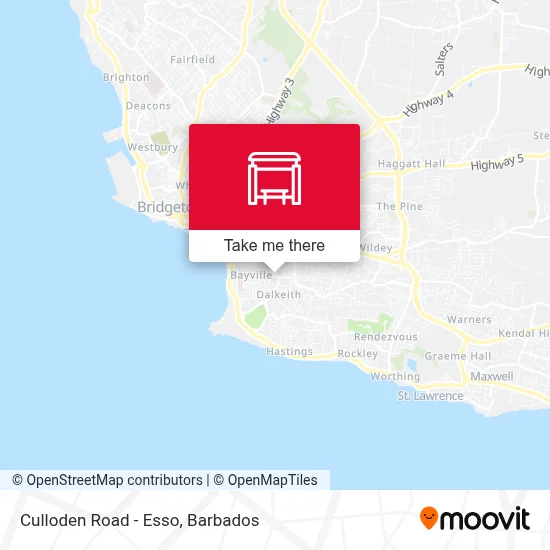 Culloden Road - Esso map