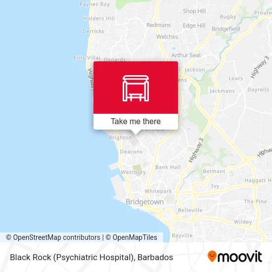 Black Rock (Psychiatric Hospital) map