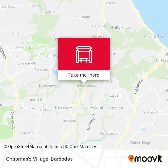 Chapman's Village map
