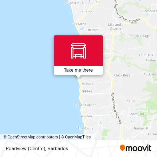Roadview (Centre) map