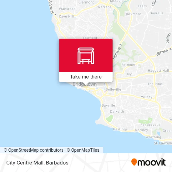 City Centre Mall map