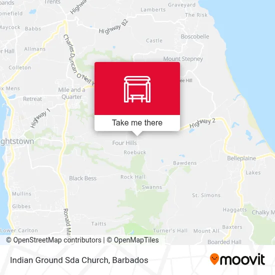 Indian Ground Sda Church map
