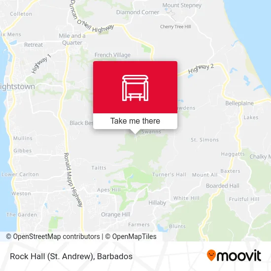 Rock Hall (St. Andrew) map