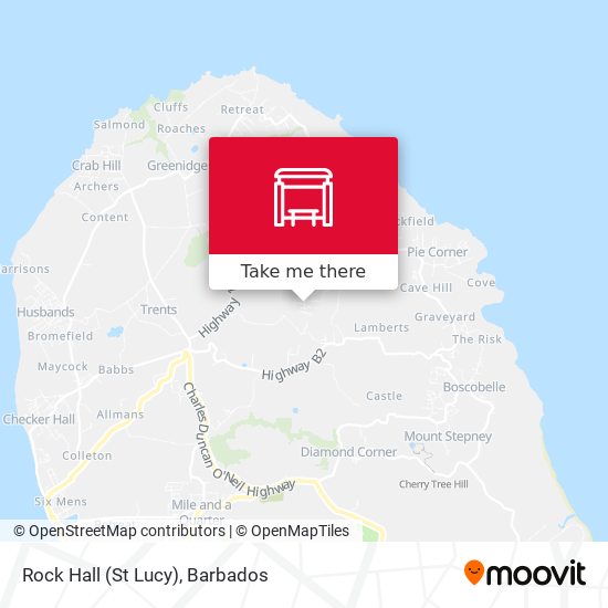 Rock Hall (St Lucy) map