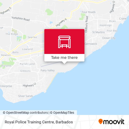 Royal Police Training Centre map