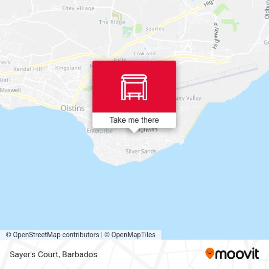 Sayer's Court map