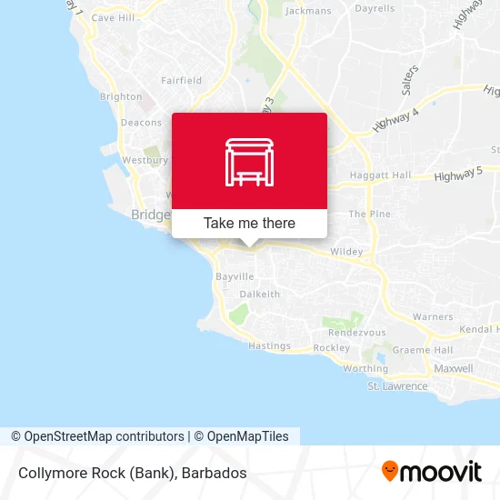 Collymore Rock (Bank) map