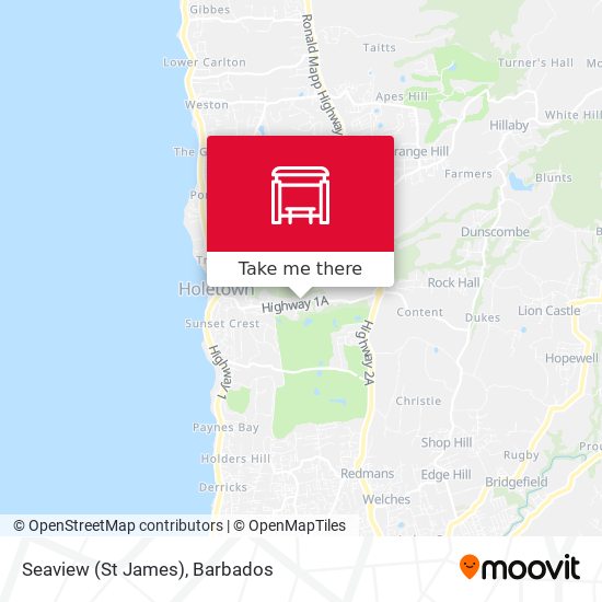 Seaview (St James) map
