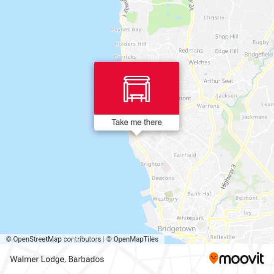 Walmer Lodge map