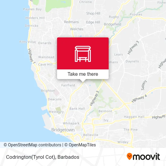 Codrington(Tyrol Cot) map