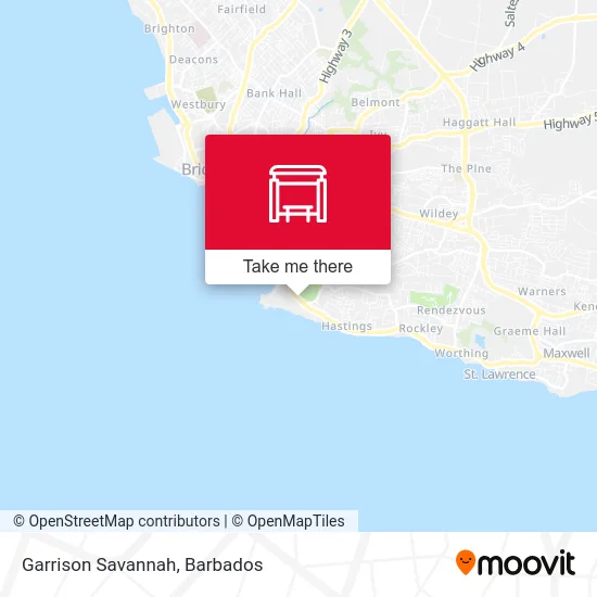 Garrison Savannah map