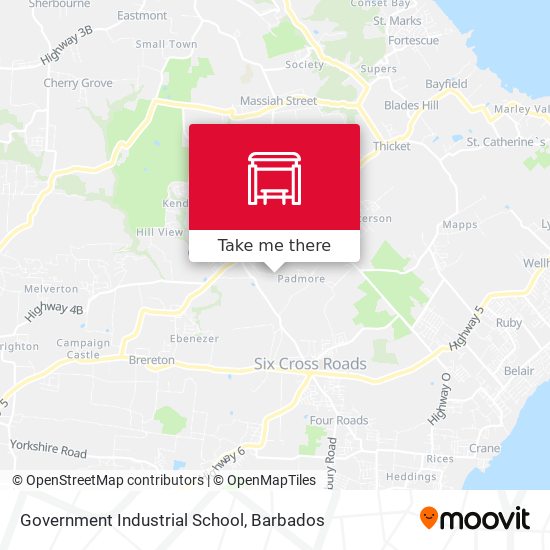 Government Industrial School map