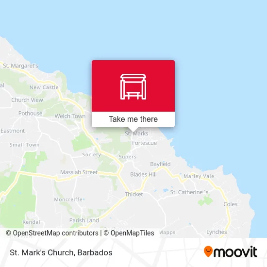 St. Mark's Church map