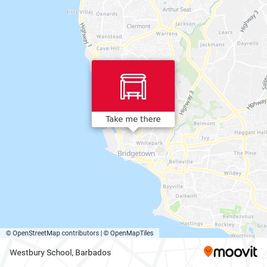 Westbury School map