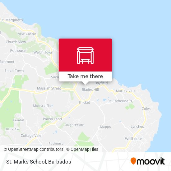 St. Marks School map