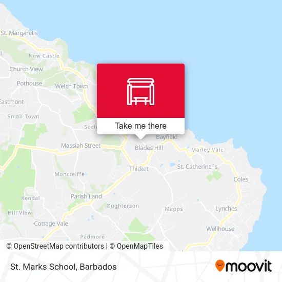 St. Marks School map