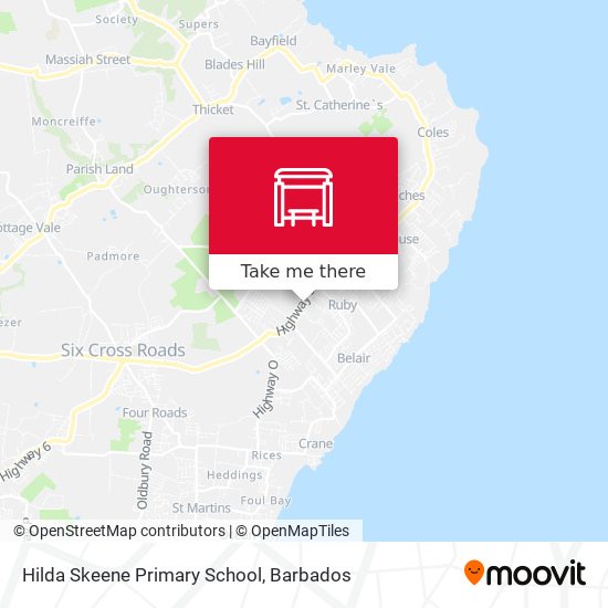 Hilda Skeene Primary School map