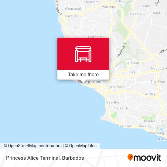 Princess Alice Terminal map