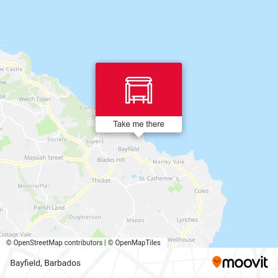 Bayfield map