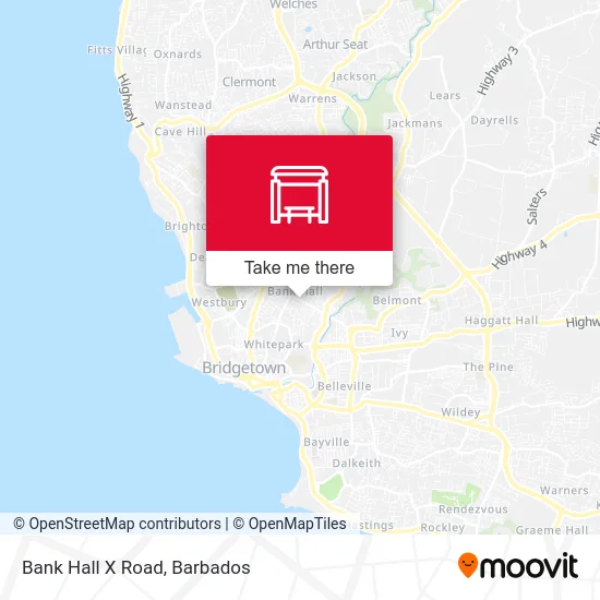 Bank Hall X Road map